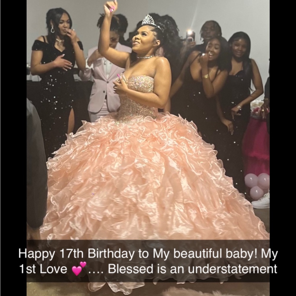 Elegant Pink Ball Gown